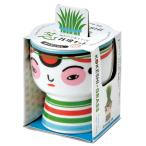  газонная трава .. культивирование комплект KOKESHI...GD-104802. новый керамика подарок культивирование комплект садоводство День матери День отца 