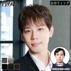 ウィッグ 頭頂部 部分 男性用 増毛 かつら 白髪 メンズ 円形脱毛症 薄毛 隠す 五分ウィッグ ストレートショート プリシラ（GB-21）