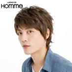 メンズウィッグ ラパンドアールオム オーシャンショート ローライトブラウン ウィッグ フル J-3485 耐熱ファイバー メンズ