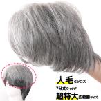 ウィッグ 白髪 薄毛隠し 女性 男性 �