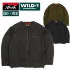 ショッピングラウンド NANGA ナンガ × WILD-1 別注 ラウンジダウンジャケット 760FP メンズ 丸首 ノーカラー ラウンドネック 軽量 保温 防寒 アウトドア 限定モデル 25FW