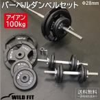 バーベルダンベルセット 100kg アイアン / バーベルスクワット ダンベル 筋トレ トレーニング器具 ベンチプレス