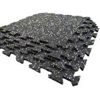 ジムマット(ラバー) ４枚組 エッジなし ギャラクシー(3色mix) / 送料無料 ジム マット トレーニング 防音 厚さ  ラバーマット WILD FIT ワイルドフィット