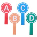 NOLITOY 4 шт табло с оценками .. для лопасть стирание возможность dry i гонки соответствует команда состязание школа для A/B/C/D.. панель 