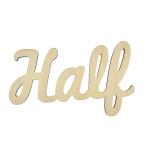 kokoni [ из дерева половина день рождения ] из дерева кисть регистрация body Half[half половина HAPPY HALF BIRTHDAY половина год 6 месяцев день рождения украшение установка 