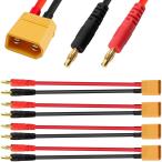 Xiatiaosann 4 шт XT30 ~ 4.0 banana штекер кабель 16AWG XT30 мужчина ~ banana адаптор коннектор,RChe Rico p