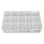 ショッピング分けあり Charmoon 小分けケース パーツボックス 15分割 透明 仕切り 着脱式 小物 部品 工具 収納