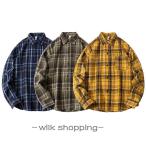 ショッピングネルシャツ ネルシャツ チェックシャツ 大きいサイズ シャツ カジュアルシャツ トップス メンズ ファッション 2025 秋冬