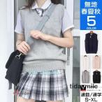 スクールベスト 女子 春 夏 秋 スクール ベスト Vネック レディース ニット スクール 女子高生 学生服 入学 ユニセックス