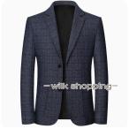 テーラードジャケット メンズ ジャケット ブレザー ビジネス 通勤 紳士用 スリム 細身 シングルスーツ アウター 50代 60代