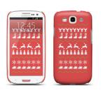 docomo GALAXY S3 SIII SC-06D / ギャラクシー s3 α SC-03E専用 ケース LAB.C +D Case for Galaxy S3 JU-08 雪 トナカイ 動物