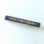 エルメス エマイユ 七宝焼 ネクタイピン ブルー ゴールドカラー