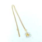 スワロフスキー クローバーモチーフ ゴールドカラー ネックレス