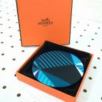 エルメス プティアッシュ シルク ピンブローチ バッジ ブルー ブラック ネイビー ホワイト