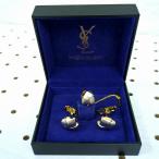 ショッピングイヴサンローラン イヴサンローラン ネクタイピン カフリンクス セット シルバー ゴールドカラー