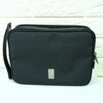 dunhill ダンヒル　セカンドバッグ　フランス製　PVC　ダークブラウン系