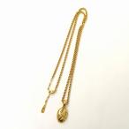 YSL イヴサンローラン チェーン LOVE ロゴ ペンダント ロング ネックレス