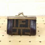 FENDI フェンディ がまぐち コインケース 小銭入れ ズッカ柄 イタリア製