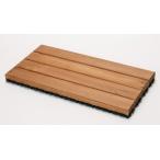 ウッドデッキ匠 樹脂ジョイント付 30cm×60cm×厚み4cm チーク色 6枚以上1枚単位で必要数購入可能です ベランダ 天然木製 日本製