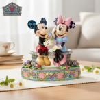 ミッキー&ミニー スプリング 15.5cm | ディズニー トラディションズ ジムショア グッズ フィギュア 人形 置物 彫刻 Jim Shore 正