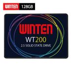 WINTEN (ウィンテン) 128GB 内蔵SSD【5年保証 スペーサー付】2.5inch SSD SATA3 6GB/s 3D NAND PS4 フラッシュ搭載 WT200-SSD-128GB 5588