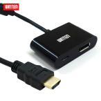 HDMI DisplayPort 変換アダプター 4K@60Hz 高解像度 WT-CHD02-BK 変換 コネクター 3840x2160 プロジェクター デュアルモニター 画面拡張 映像伝達 5012