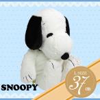 スヌーピー ハグハグヌイグルミ ぬいぐるみ 黒  Lサイズ　座高37cm (077400-15)