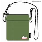 スヌーピーねそべり　Wポケットショルダー　カーキ