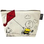 スヌーピー　POP UP　コミック　化粧ポーチ　チャーリー・ブラウン