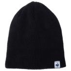  Le Coq s Porte .fHEAT NAVI вязаная шапка LT6FCP61U-BK00 lecoq sportif CP аксессуары 26FW