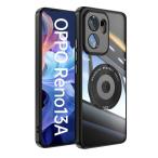OPPO Reno13 A CPH2699 ケース 楽天モバイル/Y!mobile カバー Reno13 F 5G/Reno13 FS 5G 磁気ブラケット 6.7インチ 6.7inch スマホケース OPPO互換 スタンド メ