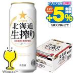 ビール サッポロ 生搾り 24本 ビール類 beer 発泡酒 送料無料 サッポロ 北海道生搾り 500ml×1ケース/24本(024)『YML』