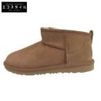 未使用 UGG アグ クラシック ウルトラミニ ムートンブーツ シューズ レディース ベージュ 23.5cm 1130750K