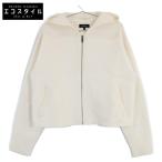 美品/23年製 Theory セオリー 01-3403710 カシミア混 ジップ ニットパーカー/ トップス S ホワイト レディース