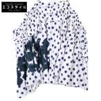 美品/24SS TAO COMME des GARCONS タオ コムデギャルソン TM-S024 琉球藍染 ドット 変形デザイン スカートS レディース