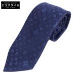 LOUIS VUITTON ルイヴィトン M78022 クラヴァット・モノグラム スターズ ネクタイ ネイビー メンズ