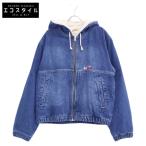 STUSSY ステューシー 115725 ブルー デニム Sherpa ボア ワークジャケット ブルー L ジャケット デニム メンズ 中古