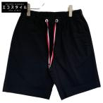 MONCLER モンクレール ブラック PANTALONE BERMUDA ハーフパンツ ボトムス 44 ブラック メンズ