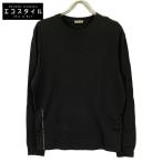 MONCLER モンクレール 【×Fragment】ブラック コットン 長袖Tシャツ ブラック S トップス コットン メンズ 中古