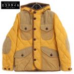 COMMEdesGARCONS JUNYA WATANABE ×DUVETICA WN-J401 キルティング エルボーパッチ ダウン XS イエロー×ベージュ メンズ