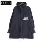 HYSTERIC GLAMOUR ヒステリックグラマー FERGADELIC METAL プリント ラグランスリーブ モッズコート ブラック FREE コート コットン メンズ 中古