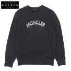 ショッピングmoncler MONCLER モンクレール ロゴプリント スウェットシャツ トレーナー トップス メンズ ブラック M J10918G00004 809KR 24SS