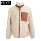 ショッピングロエベ 新品未使用 国内正規   LOEWE ロエベ H526Y19L84 ドローストリング シアリング ムートン ジャケット 44 ブラウンxナチュラル メンズ