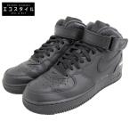 ショッピングエアフォース1 美品 NIKE ナイキ  ×シュプリーム  エア フォース 1 ミッド スペシャル ハイカット スニーカー シューズ メンズ 黒 25.5cm FZ8784-001