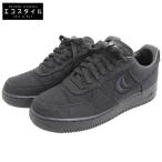 ショッピングエアフォース1 美品 NIKE ナイキ ×STUSSY エアフォース1 ローカット スニーカー シューズ メンズ 黒 ブラック 26.5cm CZ9084-001