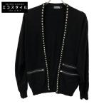 ショッピングスタッズ HYSTERIC GLAMOUR ヒステリックグラマー 02182ND02 ブラック スタッズ コットンカーディガン ブラック M トップス コットン メンズ 中古