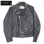 SCHOTT ショット 1-800-54-ARROW ブラック ダブルライダース ジャケット ブラック 38 ジャケット レザー メンズ 中古