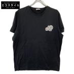 MONCLER モンクレール ダブルワッペン MAGLIA T-shirt トップス XL ブラック メンズ
