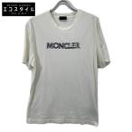 MONCLER モンクレール C-SCOM ロゴ グラフィティ S/S T-shirt トップス XL ホワイト メンズ