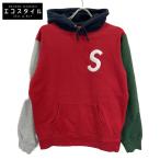 ショッピングシュプリーム Supreme シュプリーム 19SS S Logo Colorblocked Hooded Sweashirt マルチカラー ? トップス コットン メンズ 中古